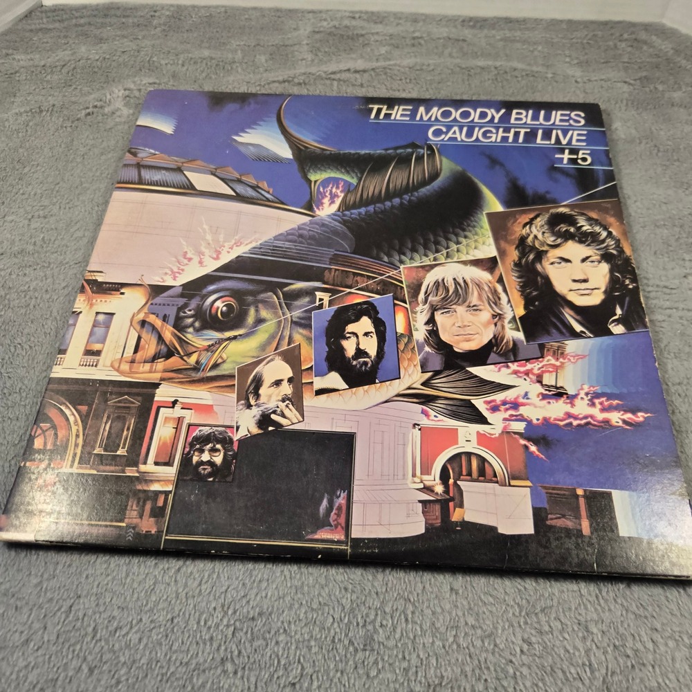 The Moody Blues Caught Live +5 Vinyl 2 LP London 2PS 690/1 Royal Albert Hall